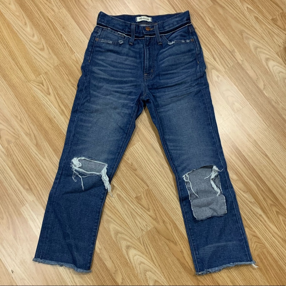 New Madewell cropped jeans